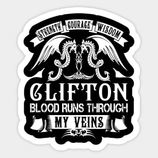 CLIFTON Sticker
